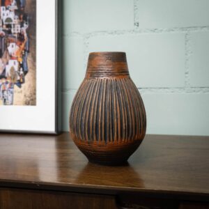 Brutalist Mid-Century Vase